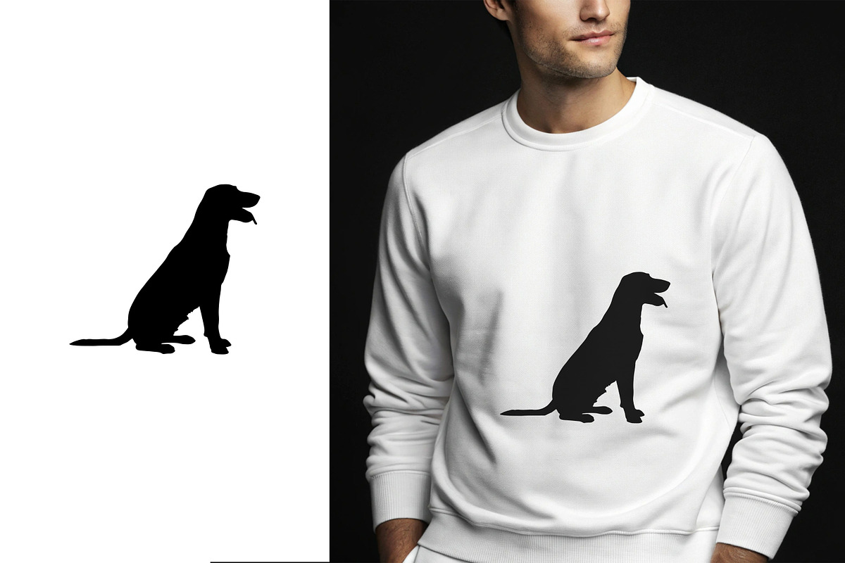 Dog Silhouette Different Pose Set, an Animal Illustration by Unique Design Team (Photo 5 of 5)