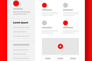 Modern Landing Page Wireframe Design, a Landing Page Template by ContestDesign (Thumbnail 4 of 5)