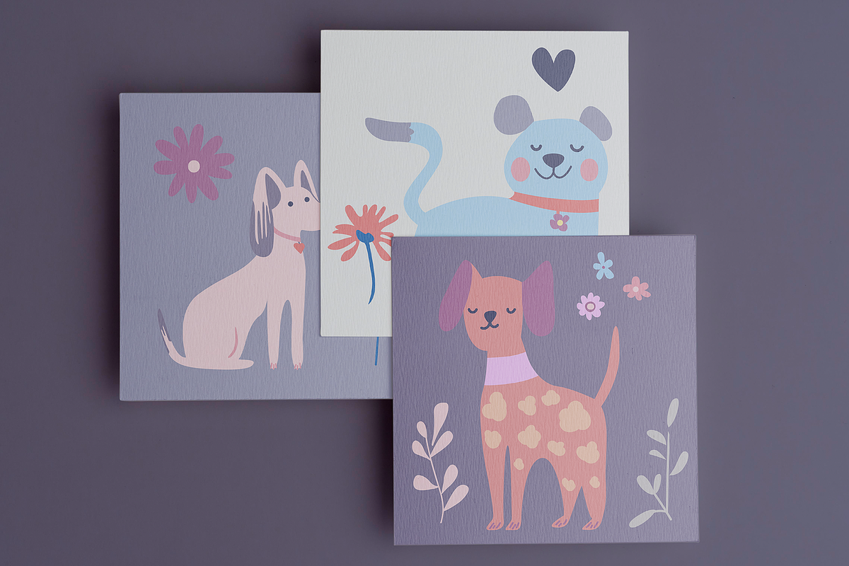 Cute Doggy Bundle, an Animal Illustration by Mariia Kovalchuk (Photo 4 of 11)