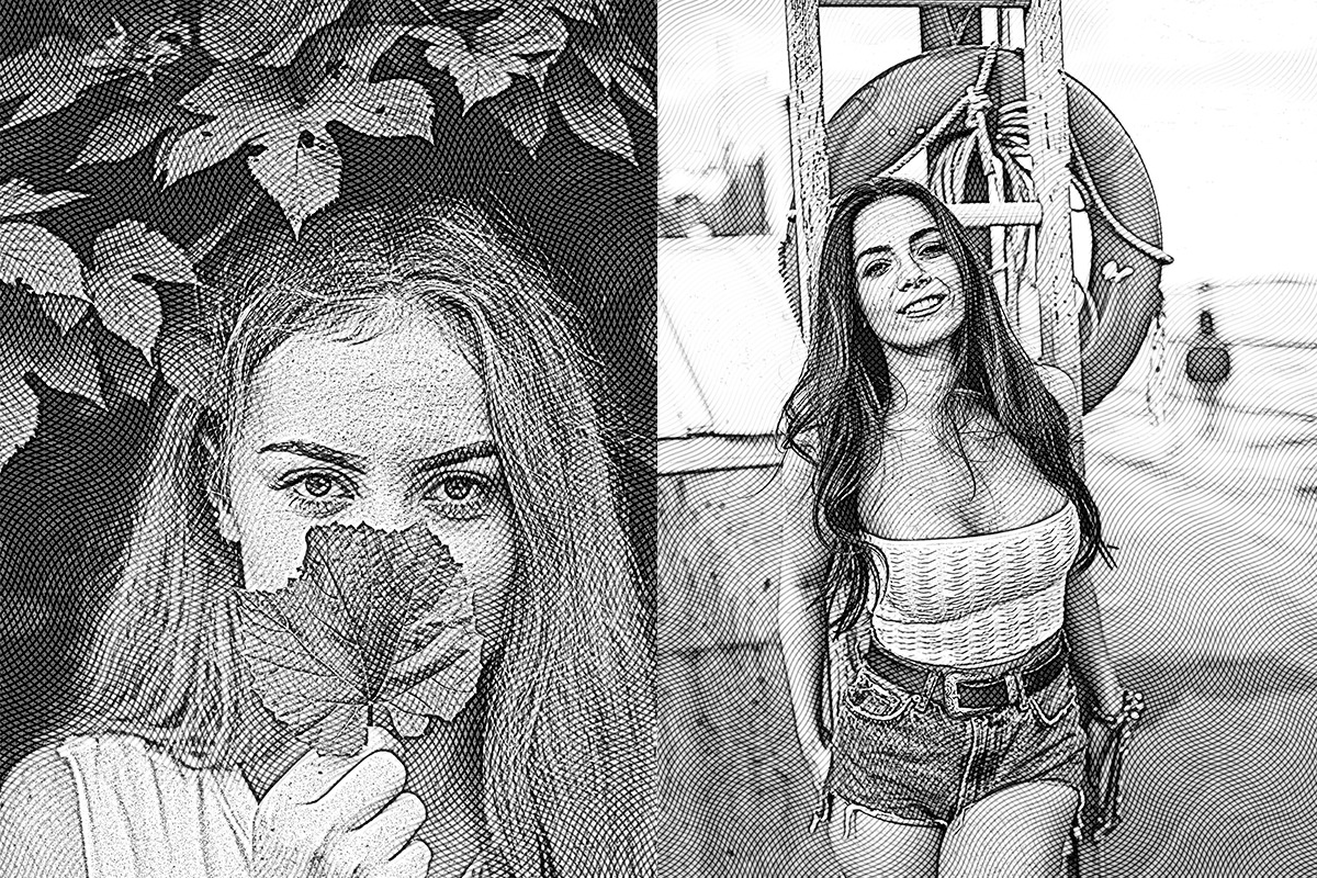 Black and White Photoshop Action, an Action Add-On by Grishka89 (Photo 8 of 11)