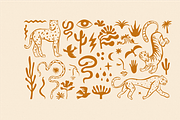 Sunny palms, elements and prints, a Graphic by venimo (Thumbnail 2 of 10)