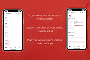 Notion Template for Creatives - Red, a Templates & Theme by flowē (Thumbnail 4 of 5)
