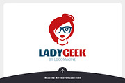 Lady Geek Logo Template, a Branding & Logo Template by LOGOMAGINE (Thumbnail 7 of 16)