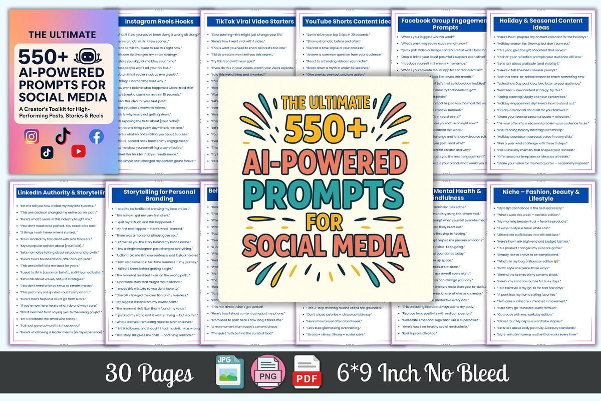 The Ultimate 550+ AI-Powered Prompts