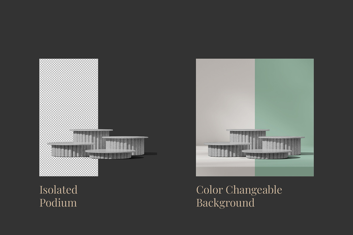 5 Podium with Transparent Background, a Background Graphic by faustudio (Photo 2 of 7)