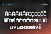 Ceoma – Futuristic Modular Font, a Sans Serif Font by Drizy (Thumbnail 4 of 8)