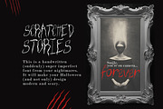 Scratched Stories - Halloween Script, a Handwritten Font by Struvictory.art (Thumbnail 3 of 9)