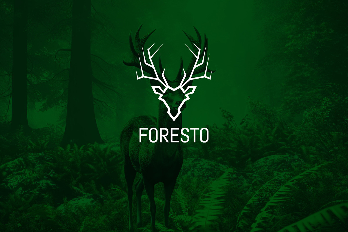 Deer Logo | Deer Head Forest Logo, a Branding & Logo Template by VectStock (Photo 5 of 6)