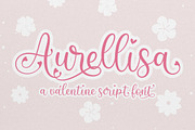 Aurellisa | Lovely Script, a Script Font by Almeera Std (Thumbnail 1 of 10)