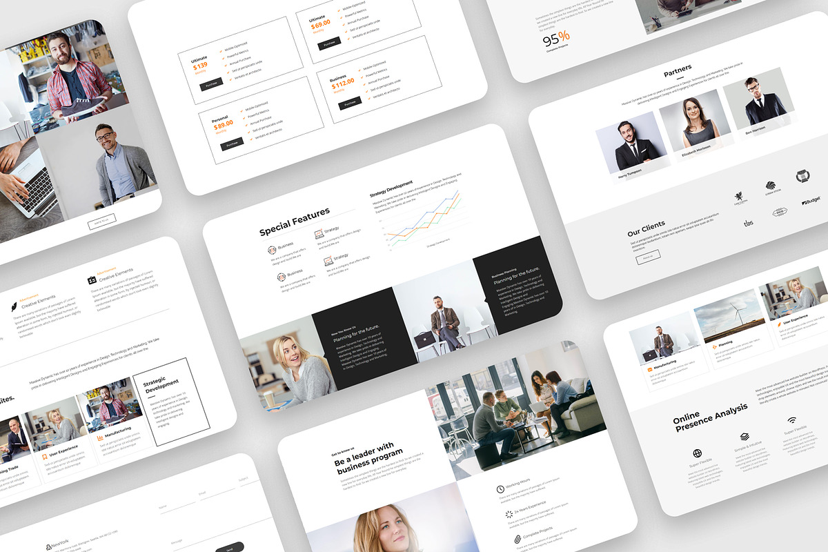 Strategy Agency WordPress Theme, a WordPress Template by Pixflow (Photo 4 of 11)