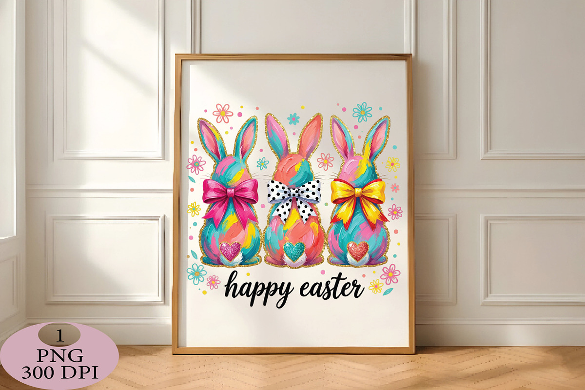 Happy Easter PNG, Coquette Easter, an Illustration by Daily.Designs (Photo 5 of 5)