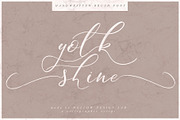 Shine Yolk, a Script Font by Creamy Script (Thumbnail 1 of 8)