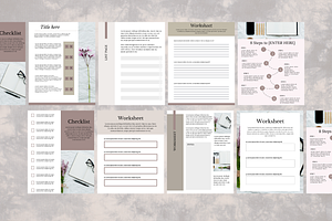 Lead Magnet EBook Template For Canva