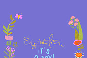 Frame with Cartoon Mother and Baby, a Person Illustration by Maria Starus (Thumbnail 2 of 3)