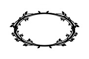 Decorative Nature Frame Silhouette, a Graphic by BIPLOB EXPERT (Thumbnail 2 of 13)