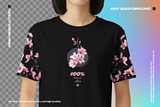 Mockup Woman T-Shirt – Asian Model, a Shirt Mockup by Grow Design Craft Studio (Thumbnail 6 of 7)