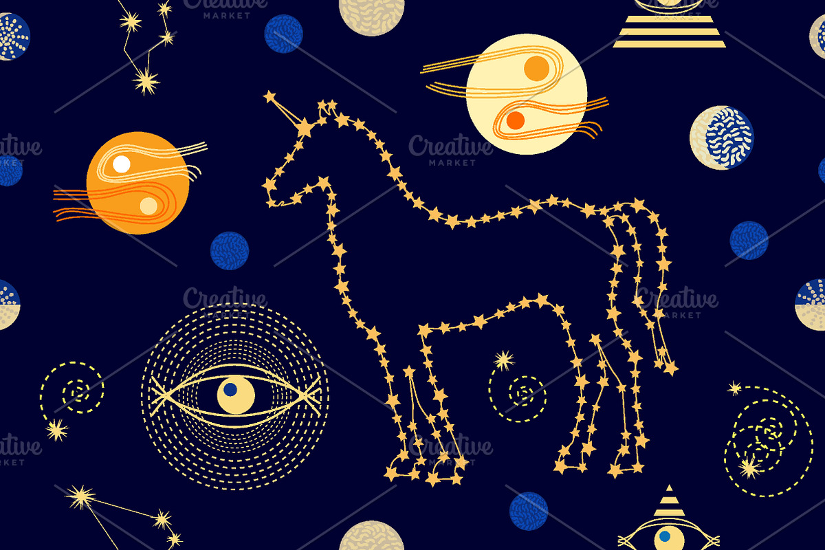 My Space. Set of Cosmic Patterns, a Pattern Graphic by Svetlana Kononova