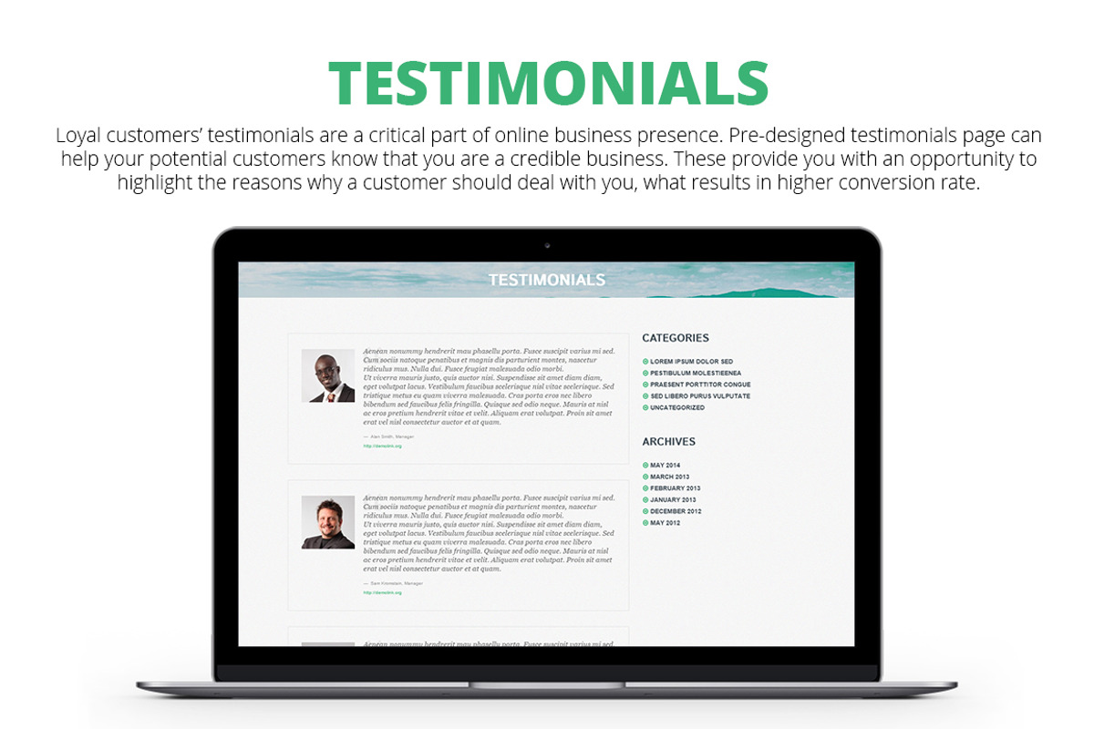 Environmental WordPress Theme, a WordPress Template by Zemez (Photo 4 of 5)