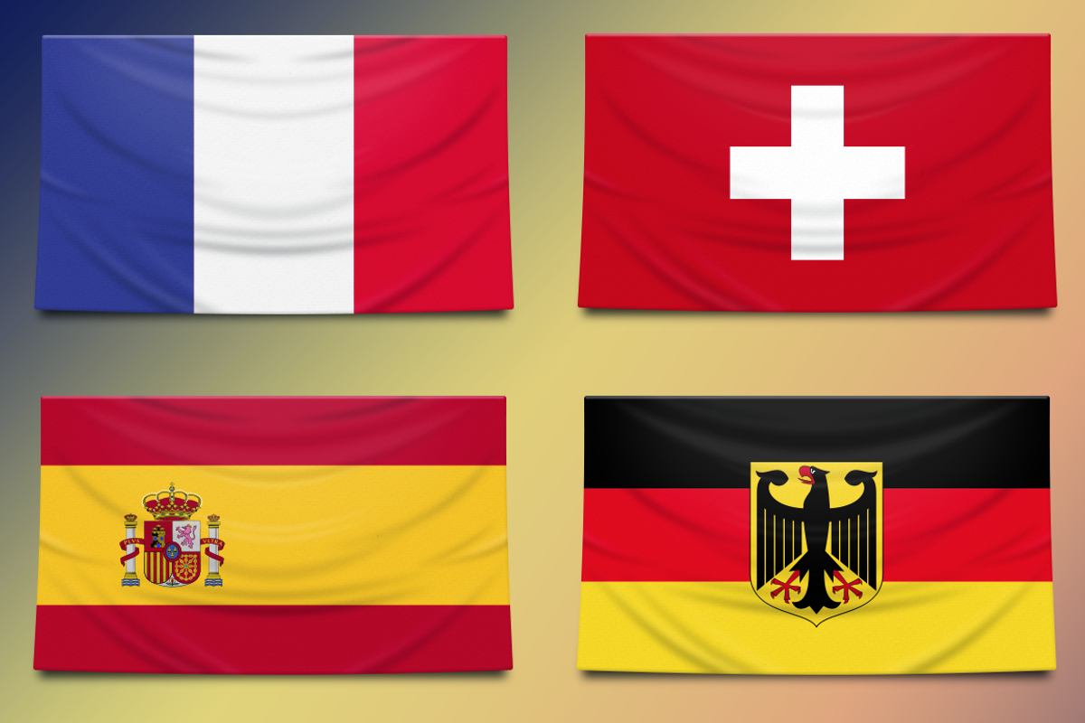 Vectorial country flags 100+ preview 2