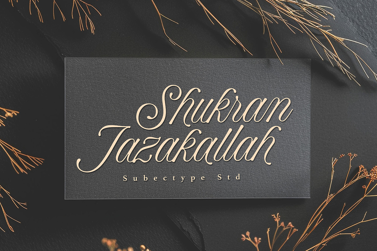 Winter Rhapsody - Calligraphy Font, a Script Font by Subectype Studio (Photo 9 of 9)