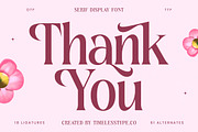 Rituals Sunday Serif Display Font, a Serif Font by timelesstype.co (Thumbnail 20 of 20)