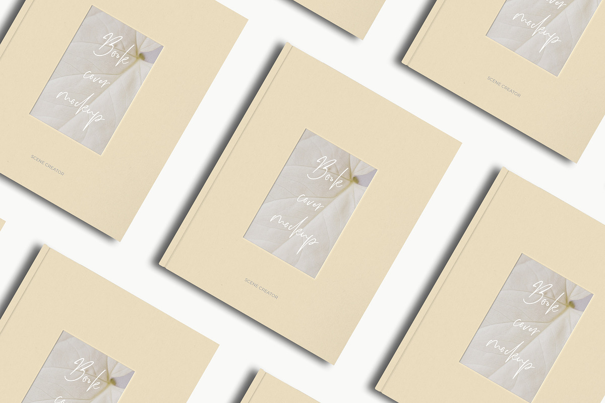 Book Cover Mockup Scene Creator, a Print Template by Mockstore (Photo 7 of 18)