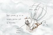 Air travelers. Hot air, hang glider, an Animal Illustration by MeadowFox (Thumbnail 2 of 10)