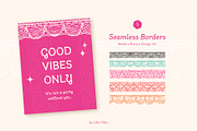 Quirky Lace — Frames & Borders, a Decorative Illustration by Liliia Polos Illustration (Thumbnail 5 of 10)