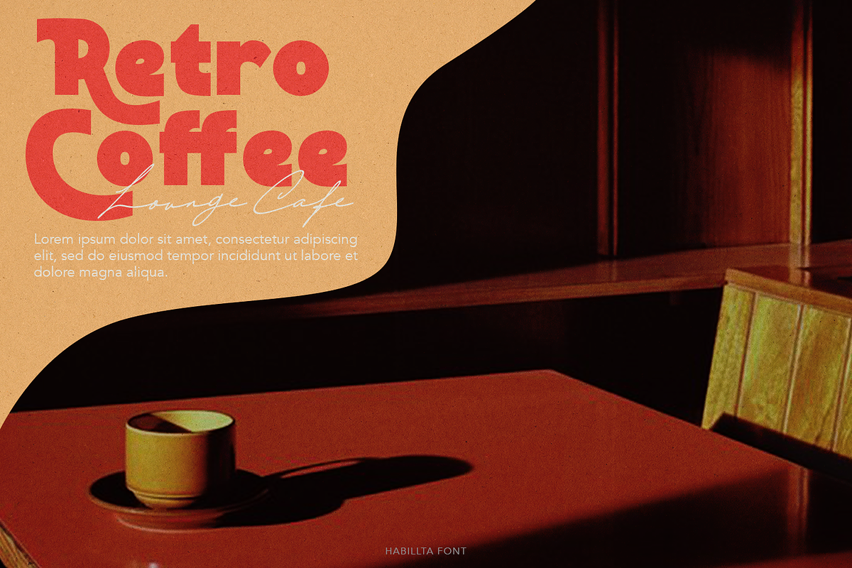 Habillta Display Font, a Sans Serif Font by madeDeduk (Photo 7 of 10)