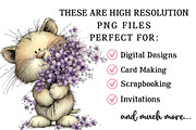 Whimsical Purple Spring Clipart, an Illustration by OK Design (Thumbnail 4 of 6)