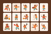 30 Animated Bear Illustrations, an Animal Illustration by Brickclay (Thumbnail 3 of 4)