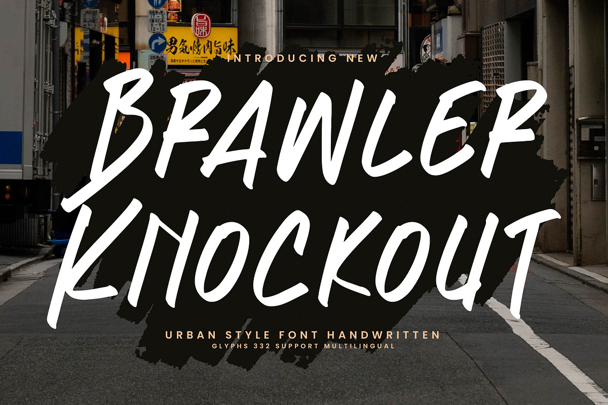 Brawler Knockout, a Handwritten Font by Integritype Studio (Photo 1 of 15)