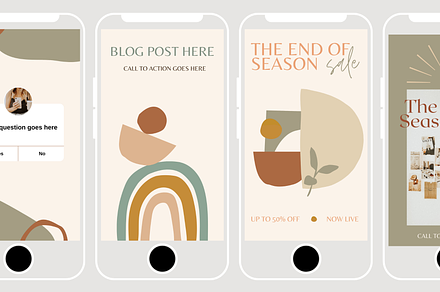 Boho Social Media Templates