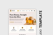 Beekeeper & Honey Webshop Template, a Wix Template by Kitteeh (Thumbnail 3 of 20)