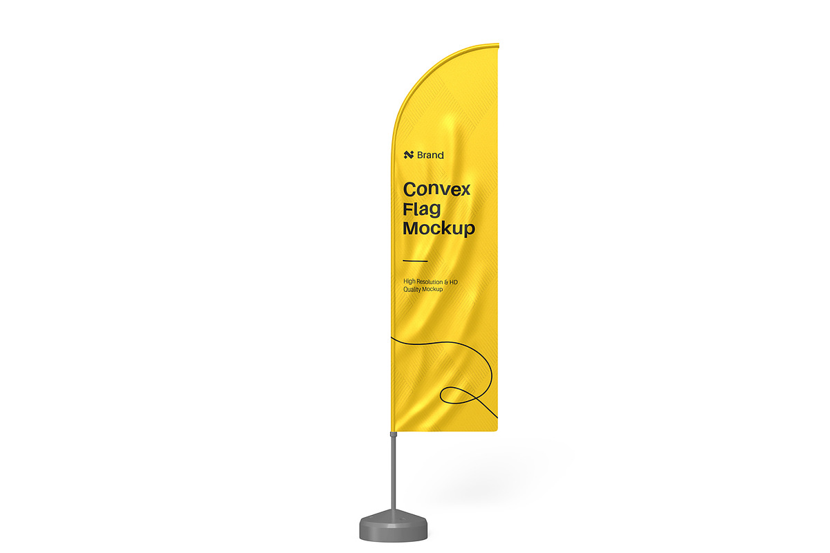 Feather Flag Mockup PSD Pack, an Advertising Mockup by graphypix (Photo 4 of 6)