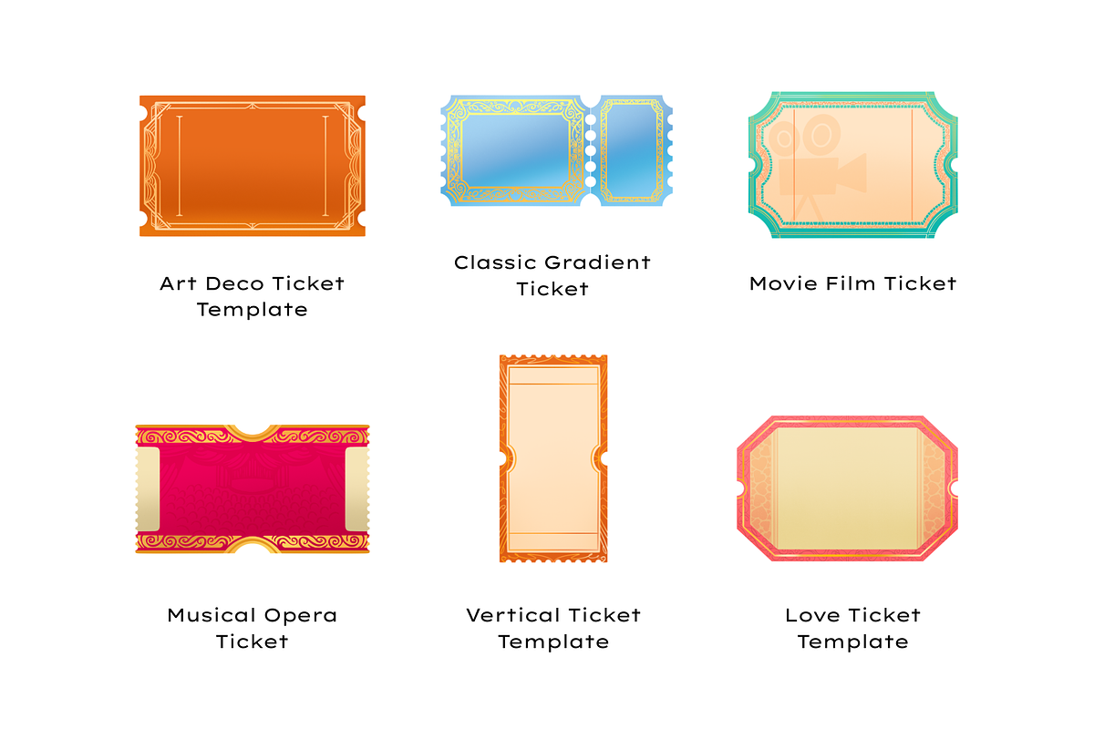 Custom Event Tickets, an Object Graphic by Deemak Daksina (Photo 2 of 3)
