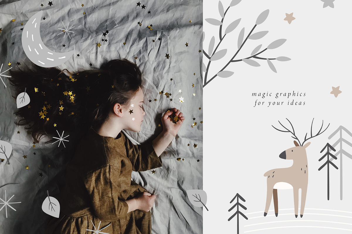 Neutral Christmas, an Animal Illustration by svetsum (Photo 6 of 9)