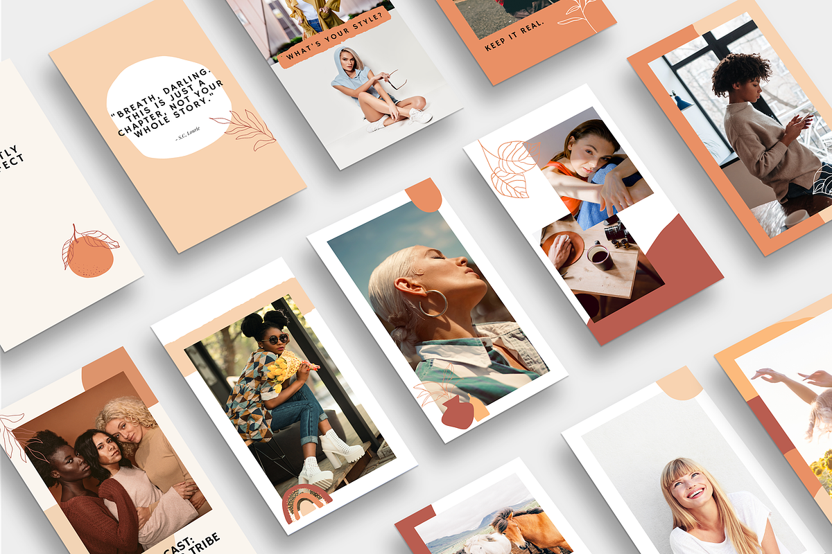 Terracotta Instagram Story Template, a Social Media Template by thetrendytemplate (Photo 2 of 5)