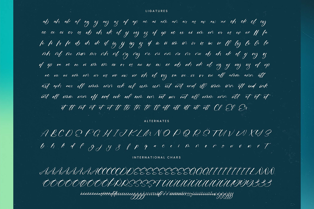 Griftons Jecthor Stylish Handwritten, a Script Font by stylishtype.co (Photo 19 of 20)