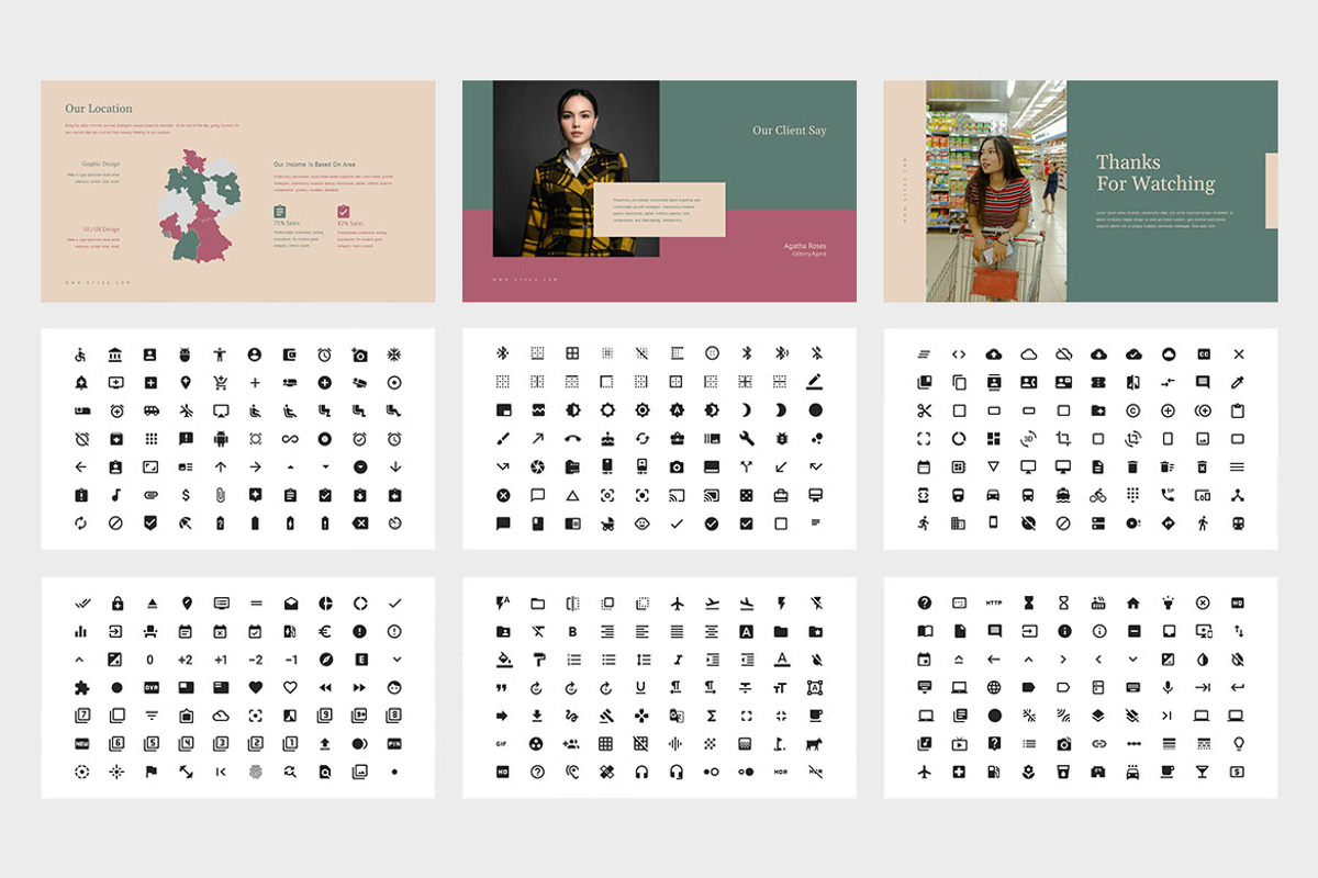 Gyvea : Supermarket Google Slides, a Presentation Template by Punkl Camp (Photo 5 of 9)