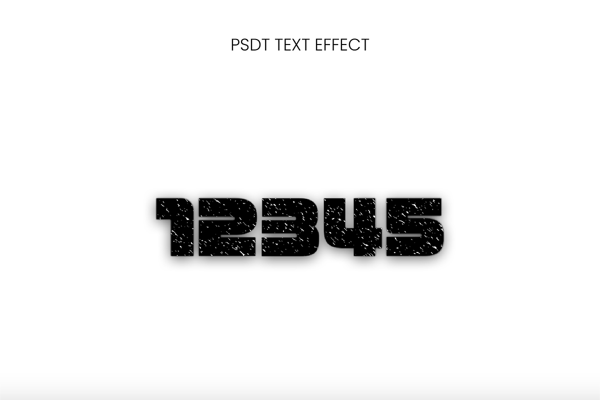 Distressed Texture Text Effect preview 2