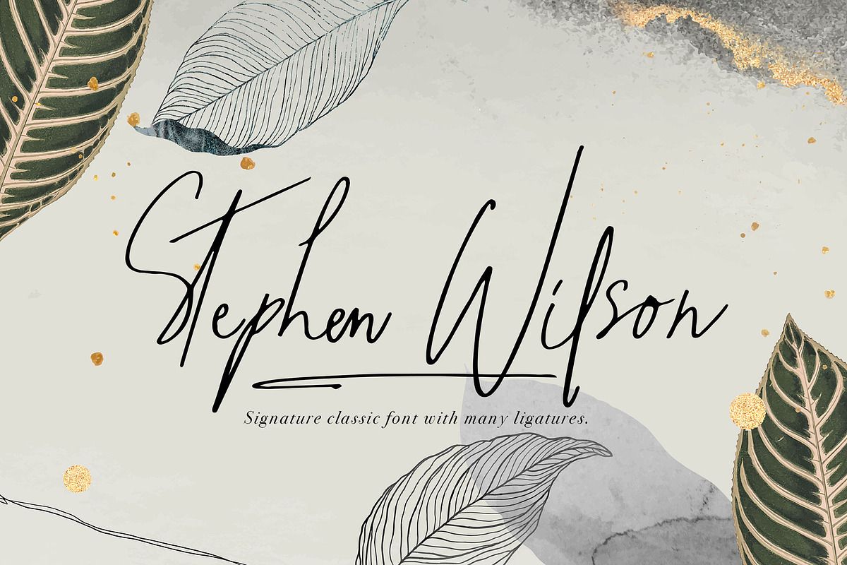 The Maestro - Signature Classic Font, a Script Font by Graphiqa Studio (Photo 4 of 11)