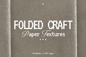 Folded Craft Paper Textures