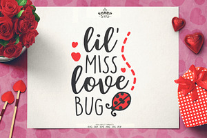 Lil Miss Love Bug SVG