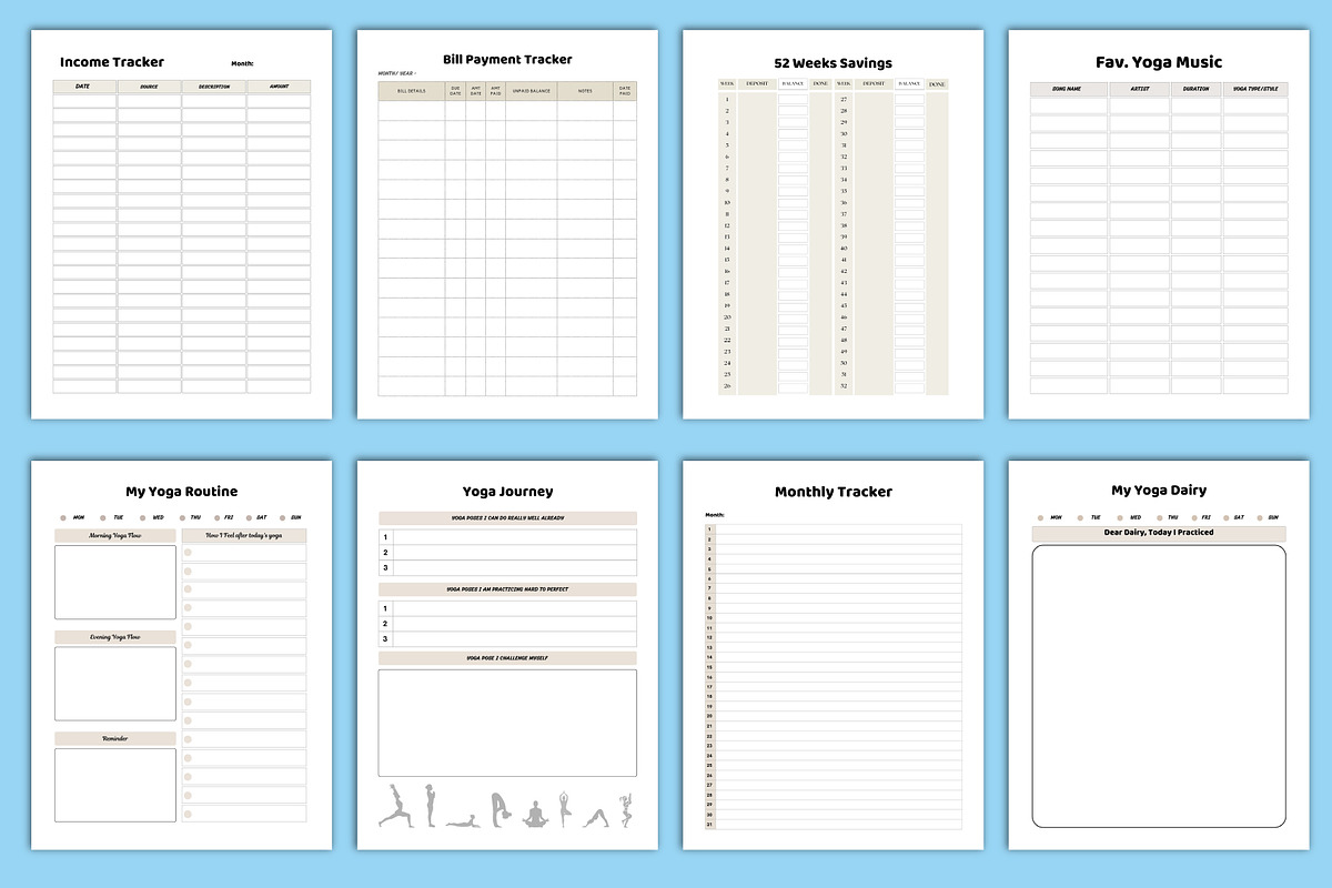 2024-2025 That Girl Planner Canva, a Stationery Template by Designmela01 (Photo 7 of 8)