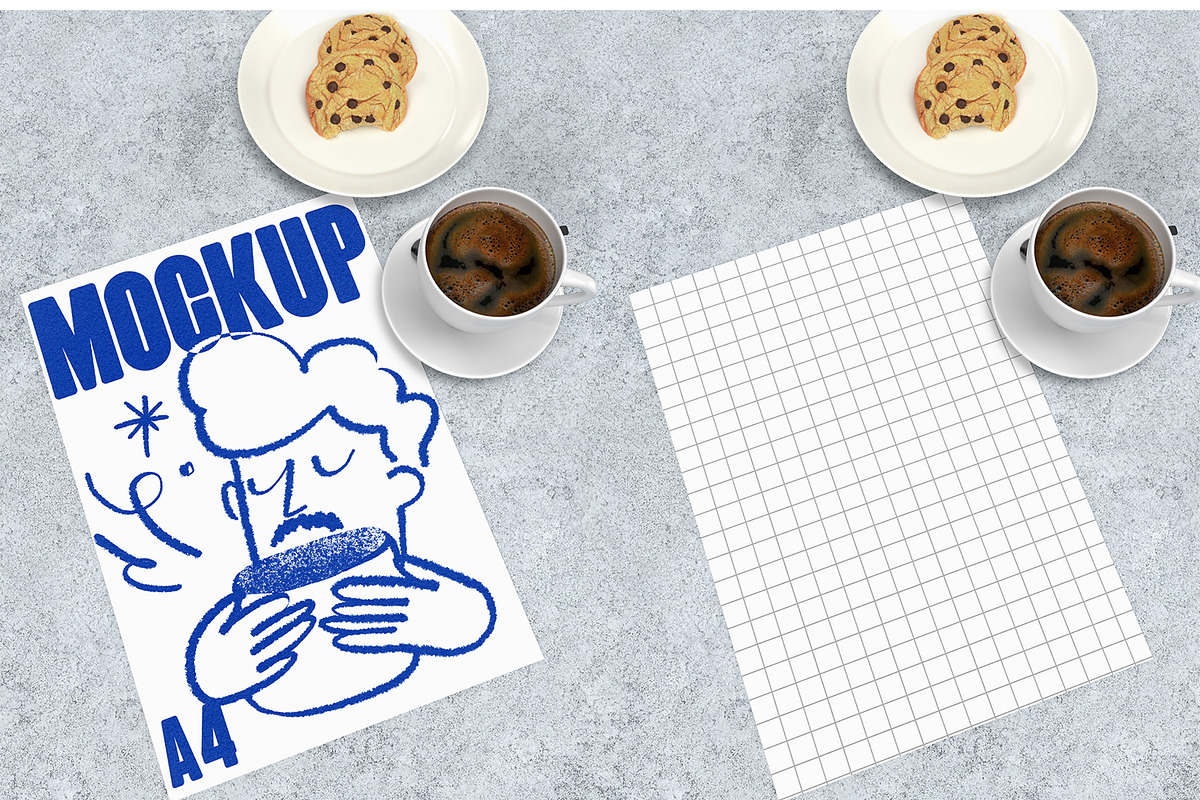 Posters and Menu Mockup, a Mockup by Quirko (Photo 5 of 6)