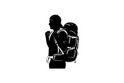 Camping Adventure Silhouette Icons, an Object Graphic by yasushie (Thumbnail 3 of 5)