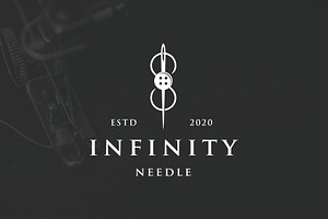 Infinity Needle Logo Template