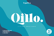 Qillo - Contrast Bold Serif, a Serif Font by Type and Co. (Thumbnail 1 of 20)
