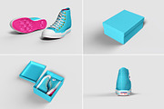 Sneakers Shoes Mockup - 9 views, a Packaging Mockup by Illusiongraphic (Thumbnail 27 of 28)